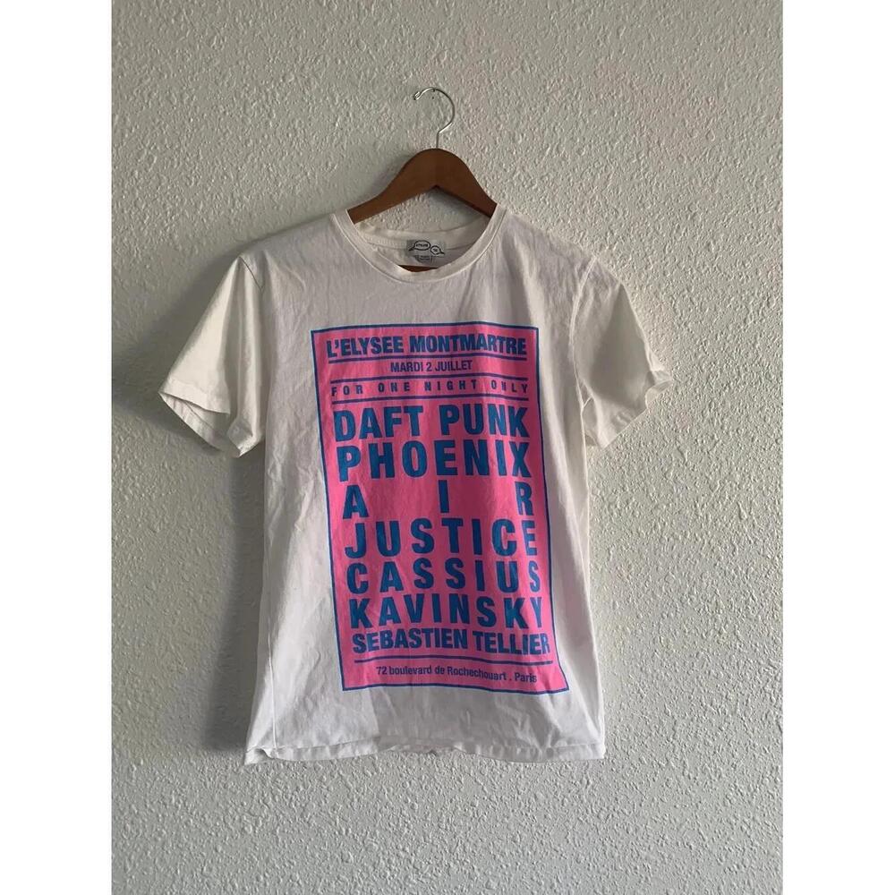 Dream Concert Daft Punk Maison Kitsune T Shirt Air Justice Phoenix Cassius